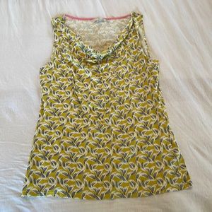 Boden sleeveless cotton shirt.